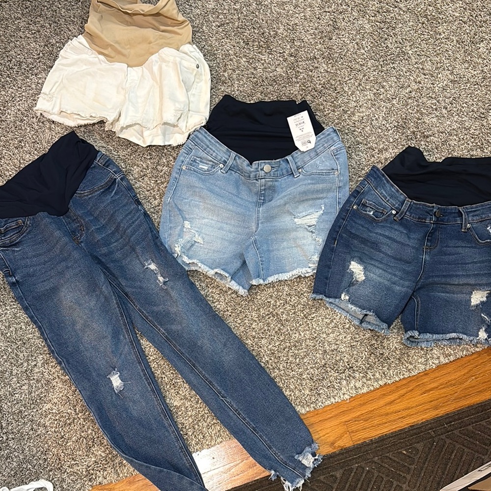 Maternity Denim and Shorts Collection